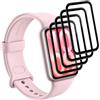 Yieehhow Pellicola Protettiva per Xiaomi Smart Band 10 Pro Vetro Temperato [4 Pezzi], PMMA Film Protettivo Composito, HD/Anti-graffio, 3D Curva Protezione Schermo per Xiaomi Smart Band 10 Pro