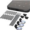 Dimdouda Set di tappi antipolvere per iPhone, anti-smarrimento, per porta di ricarica Lightning, altoparlante, per iPhone 14 Pro Max, iPhone 13 Pro Max, iPhone SE, iPhone 12 Pro Max