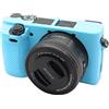 Easy Hood Custodia per Fotocamera Sony Alpha 6400,Antigraffio,Blu