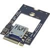 Wisyurt Adattatore M.2 B chiave a scheda di rete Bluetooth WiFi M2 Key-B a USB 3.0 per slot WWAN Convertitore SSD USB 3.0 NGFF 3042 3052