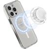 PROfezzion Ventosa Porta Telefono -Supporto Cellulare Magnetico con Ventose | Uso a Mani Libere per Selfie,Video,Specchio,Bagno,Palestra e Altro Ancora,per MagSafe Caso,iPhone 18-12 Serie e Altri Modelli