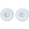 Defean Cuscinetti auricolari di ricambio in tessuto a rete compatibile con cuffie JBL Tune 450BT/Tune 460BT/Tune 500BT/Tune 510BT/Tune 520BT/JR 300BT/JR 310BT/Junior 320BT (bianco)