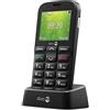 Doro 1380 2G Telefono Cellulare per Anziani - Dual SIM - Telefonino - Dumb Phone - Mini Telefono - Fotocamera - Tasto SOS - Base di Ricarica - Vivavoce - Bluetooth - Telefonia [Versione Italiana]