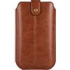 MXFDOKD Porta Cellulare da Cintura Uomo in Pelle, Borsa da Uomo Clip da Cintura per Cellulari, Verticale Borsello da Cintura Portacellulare da Cintura Uomo Fondina Telefono Porta Portafoglio con Moschettone