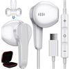 ASKUBSKU Cuffie USB C per Samsung A37 A57 5G A35 Galaxy A36 A56 A26 S24 FE POCO X8