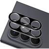 Xunzii 2 Pezzi Pellicola Fotocamera per Samsung Galaxy Z Fold 8 Ultra /Fold8 Ultra - [Nero], Durezza 9H Anti-Graffio Vetro Temperato Camera Protezione Lente, HD Senza Bolle Lente Protettiva Film