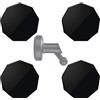 ANBOO 4 pezzi magnetici di ricambio per Garmin Dashcam 45/46/47/55/56/57/65W/66W/67W/Tandem/Speak Plus