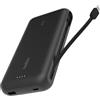 Belkin BoostCharge Power Bank 20000mAh con Cavo USB-C Integrato - Nero