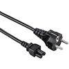 Hama - Cavo alimentazione Schuko M/IEC 60320 C5 F (trifoglio), 1,5 metri, nero