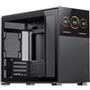 JONSBO D31 Schermo mATX Gehäuse, Vetro Temperato - nero