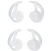 UAYESOK - Auricolari in silicone per radio ricetrasmittenti, auricolari di ricambio in silicone morbido per Motorola, Kenwood, Wouxun e Baofeng (2 paia)