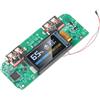 CYRENT Modulo Power Bank, PD QC Ricarica Veloce con Display TFT Quadrupla Protezione Design Compatto Scheda Caricabatteria