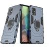 Max Power Digital Cover per Samsung Galaxy A71 5G con Anello, Custodia Supporto Magnetica Rigida Resistente Antiurto Doppio Strato Protettiva Calamita Bumper Case (Samsung Galaxy A71 5G, Blu Navy)