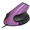 VBESTLIFE Mouse verticale, mouse cablato, design ergonomico, poggiapolsi, mouse da gioco, per PC laptop, mouse ottico, ampia compatibilità, plug and play, compatto e portatile(viola)