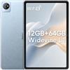 Blackview Tab70 WiFi tablet in offerta, tablet 10 pollici tablet android, tablet con tastiera, 12GB+64GB espandibile fino a 2TB con scheda TF, processore 2,0 GHz, WiFi 6 e Bluetooth 5.0,blue