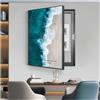 AFGZQ Pittura Decorativa Appesa Coperchio di Blocco della Scatola Elettrica Hoom Soggiorno Arte Murale Poster con Cornice(Blue,40x60cm)