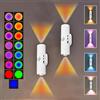 BAUNBRHY Magnetic Smart Motion Sensor RGB Mood Light, Motion Sensor Wall Lights Indoor, Multi-Color Changing LED Wall Sconces with USB Cable, Rechargeable Wall Sconces Wall Lights for Hallway, Stair, Bedroom