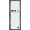 yd. Your Decoration - Cornice 25x75 cm - Giallo - Decorativa Parete in Legno con Vetro in acryl - Antiriflesso - 25x75 Cornice - Bologna