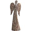 ORIGINAL DOLFI WOODCARVING DOLFI Angelo Custode in Corteccia Angioletti in Legno 12 cm