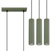 FOSKE Vela Line | Lampada a Sospensione Tripla in Alluminio, Verde
