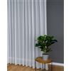 Gardinen Vorhangen Tenda Bianca Moderna Bianca 400x250 cm (LxA) Liscia Pronta Con Fettuccia Arricciatenda Facile Cura Elegante Decorazione Finestra