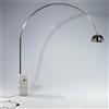 marca generica RADIUS Lampada da terra ad arco con base in marmo