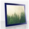 1a Bilderrahmen Monaldo - Cornice portafoto deluxe, 96 x 68 cm, colore blu scuro, cancellata, sfondo bianco, vetro sintetico trasparente