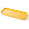 CosyCorner Vassoio rettangolare in stile semplice per dessert, frutta, gioielli, profumi, sapone, piante grasse, piante (giallo)