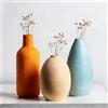 Aisamco Set di 3 vasi in ceramica moderni, colori neutri, vasi decorativi per soggiorno, centrotavola, mensola, camera da letto, ingresso, camino, cucina, ufficio