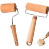 VGECEE 2 Pz Mattarello in Legno, Mattarello Piccolo e Medio Matterello in Legno | Antiaderente Rullo per Pizza in Legno, Mattarello per Biscotti Crostata Rullo per Pasta, Manico T Forma e 7 Forma