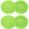 QUARKZMAN Coperture per Sgabello Rotondo Diametro 16-20 Pollici Verde 4pz | Copri Sgabello Lavabile Antipolvere Con Elastico Per Bar Cucina Soggiorno Decorazione Senza Gommapiuma