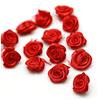 Blausky 200 Pezzi di Roselline in Raso, 1,5 cm - Rose Decorative Mini in Stoffo per Cucito, Applique di Roselline in Raso, Teste di Rose Artificiali Piccole, Rose Artificiali per DIY, Ghirlanda