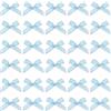QUARKZMAN 70Pz Fiocchi Decorativi Mini, 40 x 45mm, Fiocco Piccolo, Fiocchi Regalo Mini, Fiocchetti per Bomboniere, Matrimonio, DIY, Decorazioni Regalo, Festa di Compleanno, Blu