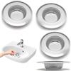 WJUAN Filtro Lavandino Cucina, 4 Pezzi Acciaio Inossidabile Filtri per Lavello, Diametro Esterno 11,5 cm Filtro Scarico Lavandino, Argento Colino per Lavello Cucina, per Lavelli, Bagno, Cucinas