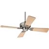 HUNTER FAN Ventilatore da Soffitto Bayport 107 cm per Interni, con Catena a Strappo, 4 Pale Intercambiabili in Acero e Ciliegio, Ideale per Estate e Inverno, Modello 24179