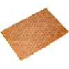 WENLISELL Tappetino da bagno in bambù, 40 x 60 cm, antiscivolo, tappetino da bagno pieghevole in bambù per bagno, esterno, vasca, spa, sauna