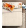 IPERSAN Set Completo Lenzuola Matrimoniali, 100% Cotone, 1 Lenzuolo da sopra 260x300cm + 1 Lenzuolo da sotto 180x200cm + 2 Federe 83x52cm, con Stampa in Alta qualità, Made in Europe