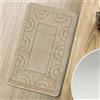 Comart - Tappeto Bagno Nicole - Antiscivolo Lavabile - 50x80 cm Beige