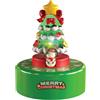 WEofferwhatYOUwant Carillon per Albero di Natale con Pupazzo di Neve Rotante e Albero Illuminato per Decorazioni Natalizie Vacanze. Viene riprodotta la Canzone We Wish You a Merry Christmas