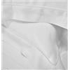 Manifattura Tessile Lenzuola Puro Lino con Orlo a Giorno - Bianco, 90x200 Singolo Maxi