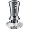 BLUCO 51/53/58 mm - Tamper per espresso a molla, in acciaio inox, base piatta per baristi (argento, 51 mm)