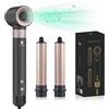 webeauty [Doppia Tensione] Spazzola Asciugacapelli & Air Styler 7 in 1, 110000 RPM Asciugatura Rapida, Spazzola Phon, Arricciacapelli Auto,Piastra Capelli Aria, Spazzola Capelli Ricci