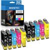 NINETEC Cartucce di ricambio compatibili per Epson 604 XL 604XL Expression Home XP-2205 XP-2200 XP-3200 XP-4200 XP-4205 per Workforce WF-2930DWF WF-2910DWF WF-2935DWF WF-2950DWF Multipack 10-pack