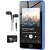 AGXOV 80GB Lettore MP3 con Wi-Fi & Bluetooth, 4,02 pollici touchscreen MP4 Player, Lettore Musicale Android con Spotify, Deezer, Radio FM, Registratore Vocale, E-book Reader, Blu