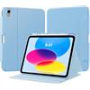 TiMOVO Cover Custodia per iPad A16 11"/10 Gen 10,9", Cielo Blu
