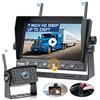 VASTEND V01 Telecamera Retromarcia Senza Fili HD 1080P 7" Monitor IP69 Impermeabile, Segnale Digitale Stabile, Grandangolo 150° per Furgoni, Auto, Camion, Camper(V01)