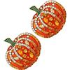 SOIMISS 1 Paio Orecchini Per Ragazze Orecchini Di Moda Per Le Donne Gioielli Per Ragazze Pendenti Di Zucca Spettrali Di Halloween Arredamento Di Halloween Orange Lega