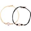 OATIPHO Bracciale della Distanza per Coppie, Tecnologia di Connessione Tattile e Rilevamento Vibrazione, Regalo per Anniversari Romantici
