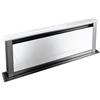 Best - Cappa da Base Lift Vetro Bianco 90 EM in Acciaio Inox e Vetro da 90cm