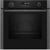 Neff B6ACH7AG3 - Forno da incasso N50, 60 x 60 cm, prodotto in Germania, porta a scomparsa, pirolisi e idrolisi Easy Clean, autopulente, Air Fry con lamiera Air Fry, cottura automatica, grigio grafite